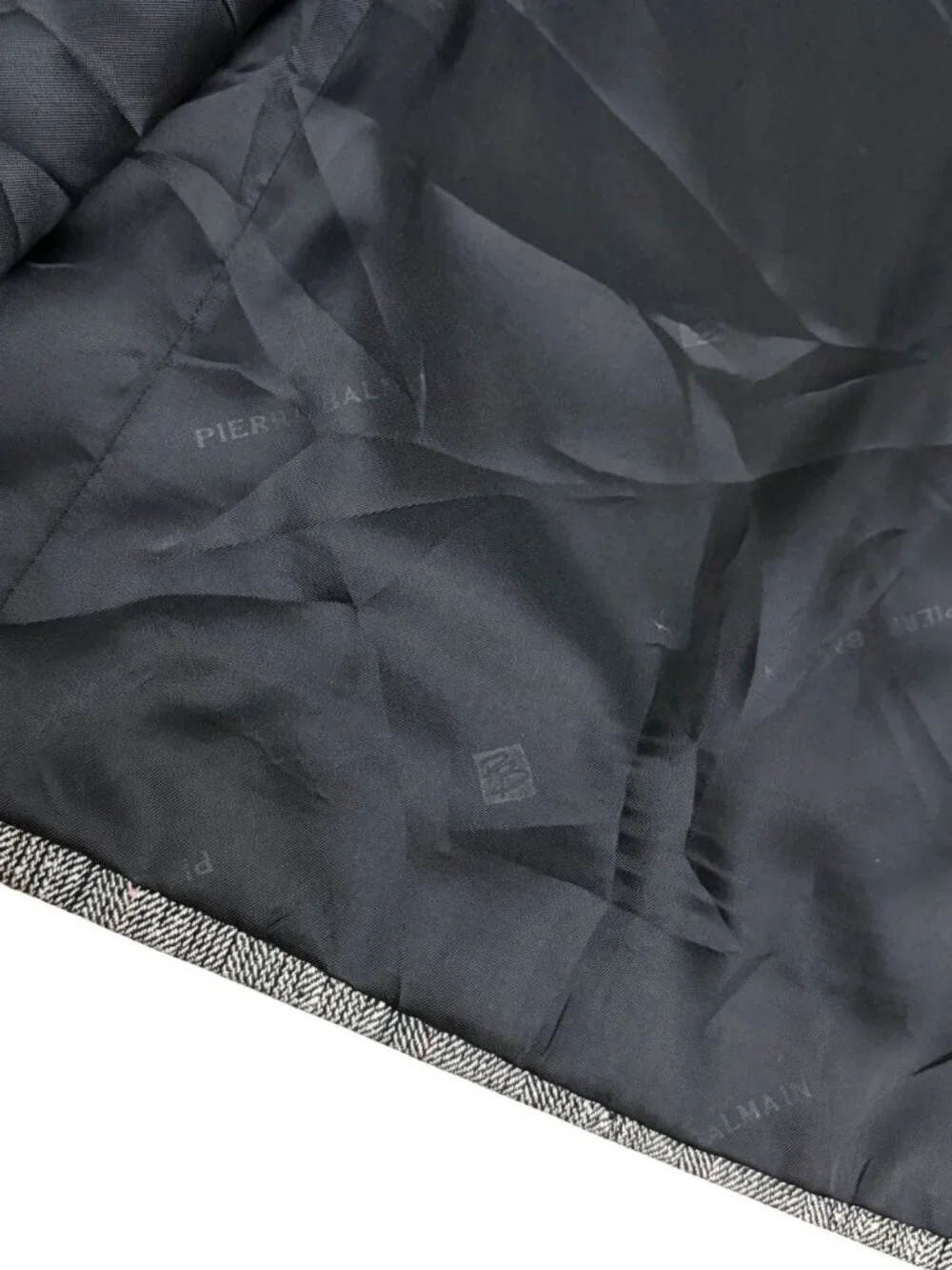 $1,500 PIERRE BALMAIN Silk Blazer Luxury Designer Business Sport Coat Jacket 46L